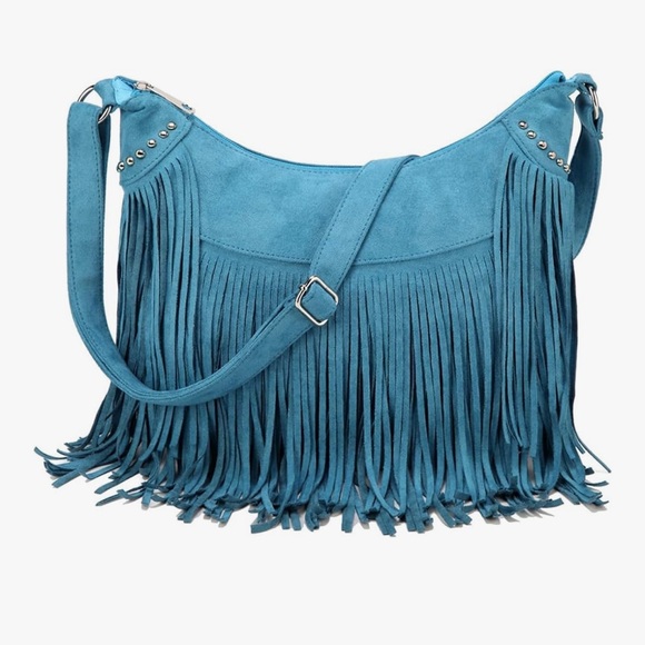 Handbags - 🆕 Fringe Hobo Bags for Women Vintage Suede Crossbody Bag
